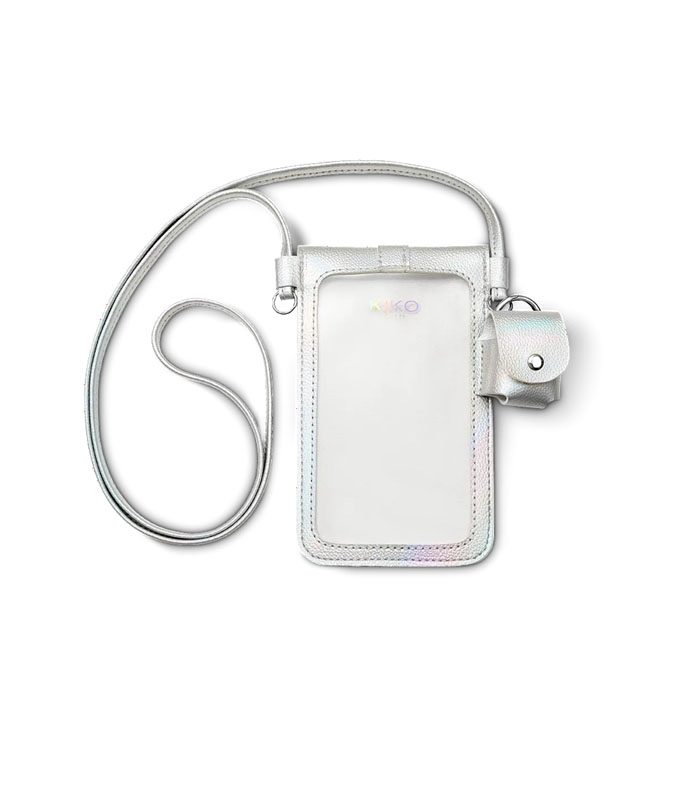lumiverse phone case and earphone case1 کیف موبایل و قاب هندزفری لومیورس کیکو میلانو نقرهای