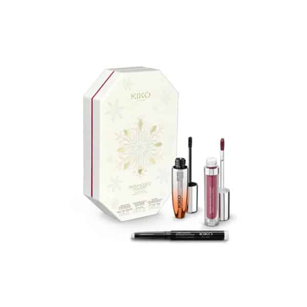 ست هدیه آرایش چشم و لب کیکو Snow-Kissed Holiday Glam-Faves