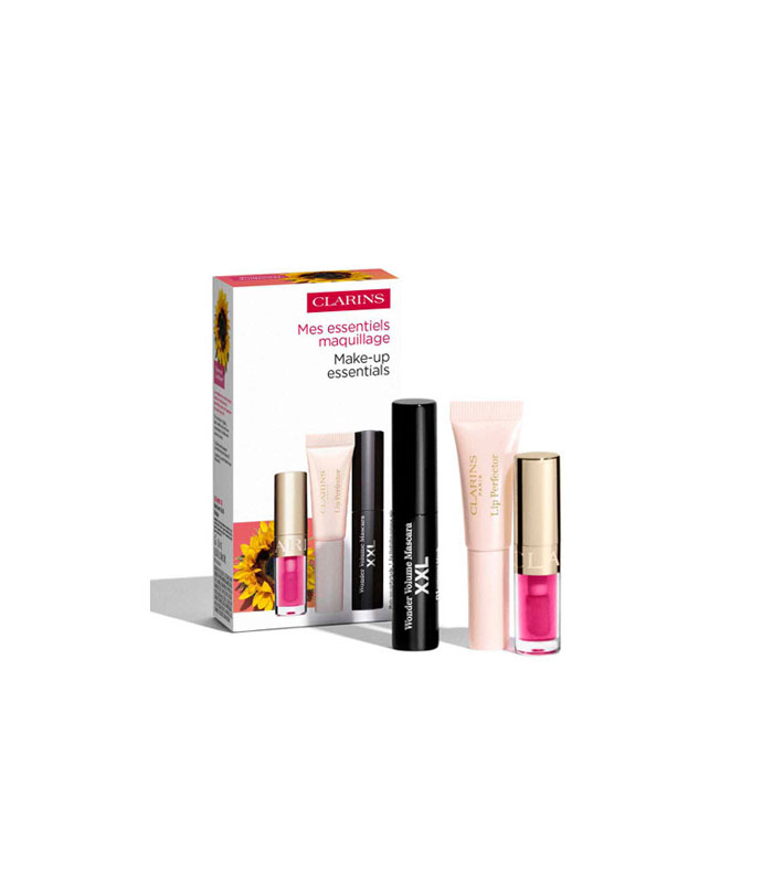 ست Make-up Essentials کلارنس با ریمل XXL، لیپ پرفکتور و روغن لب پیتایا